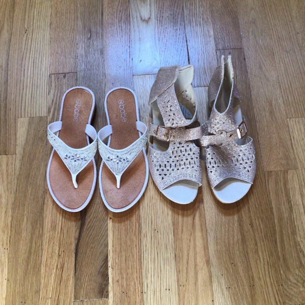 Size 7 Sandal bundle 2 pr